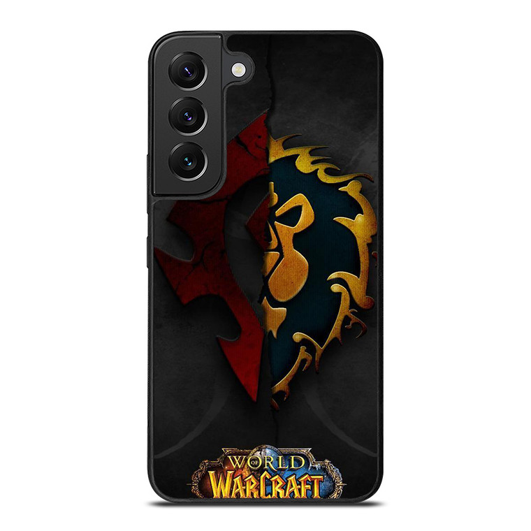 WORLD OF WARCRAFT HORDE ALLIANCE LOGO Samsung Galaxy S22 Plus Case Cover