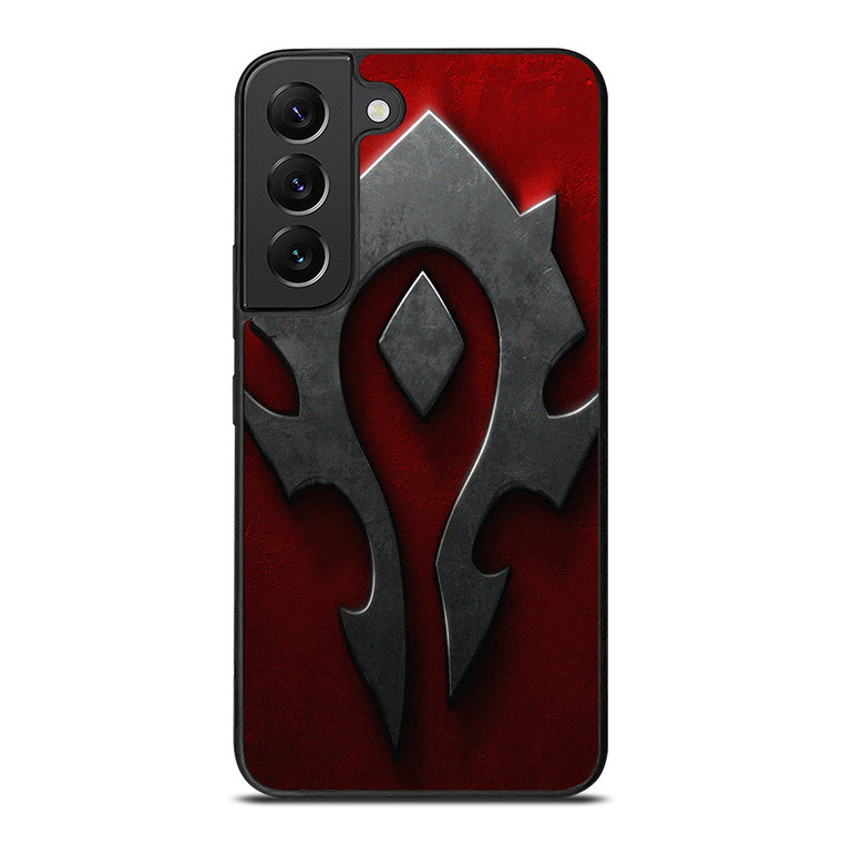 WORLD OF WARCRAFT HORDE BLACK LOGO Samsung Galaxy S22 Plus Case Cover