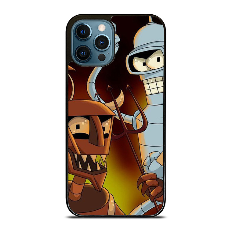 BENDER ROBOT DEVIL FUTURAMA CARTOON iPhone 12 Pro Max Case Cover