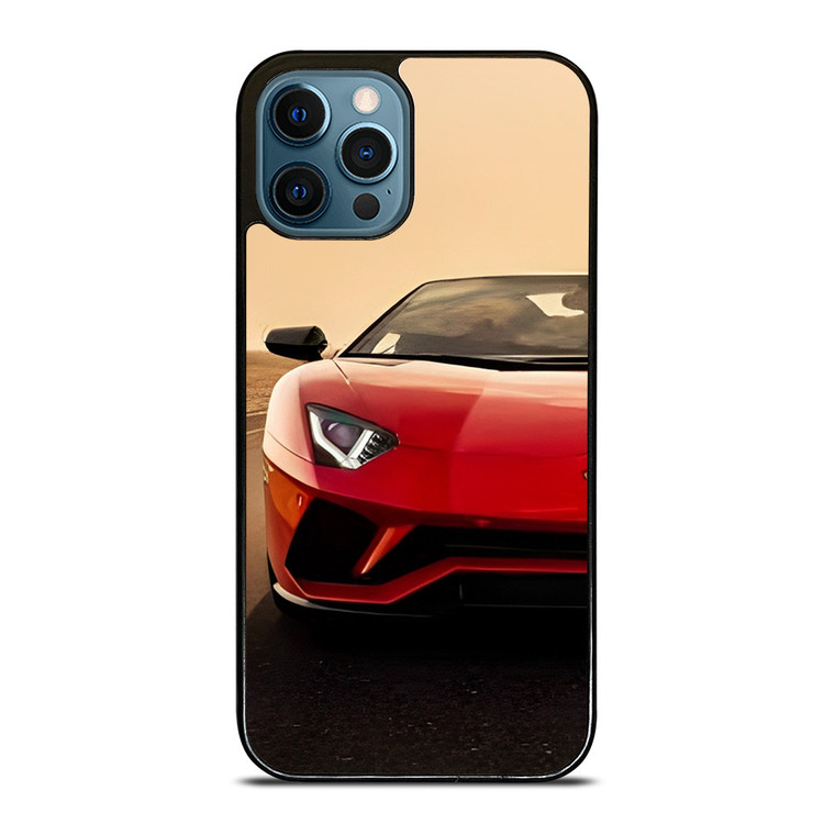 LAMBORGHINI AVENTADOR SUNSET iPhone 12 Pro Max Case Cover