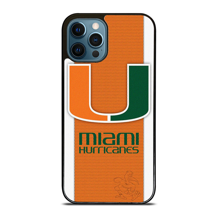 MIAMI HURRICANES SYMBOL CARBON iPhone 12 Pro Max Case Cover MIAMI HURRICANES SYMBOL CARBON iPhone 12 Pro Max Case Cover