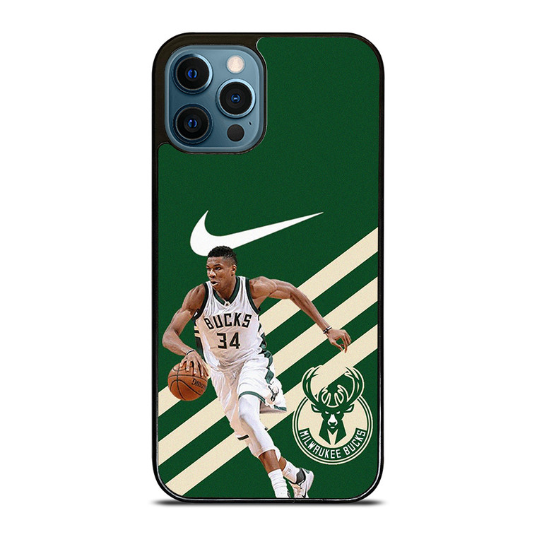 MILWAUKEE BUCKS NIKE GIANNIS ANTETOKOUNMPO iPhone 12 Pro Max Case Cover MILWAUKEE BUCKS NIKE GIANNIS ANTETOKOUNMPO iPhone 12 Pro Max Case Cover