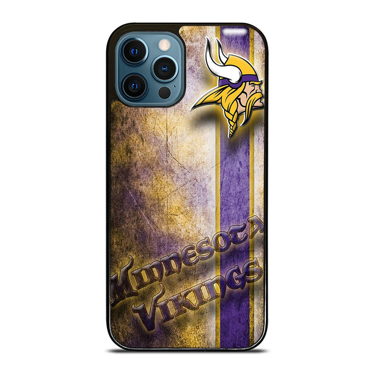 MINNESOTA VIKINGS GRUNGE LOGO iPhone 12 Pro Max Case Cover MINNESOTA VIKINGS GRUNGE LOGO iPhone 12 Pro Max Case Cover