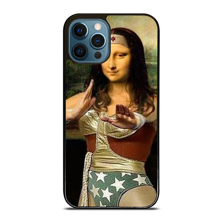 MONA LISA WONDER WOMAN iPhone 12 Pro Max Case Cover MONA LISA WONDER WOMAN iPhone 12 Pro Max Case Cover