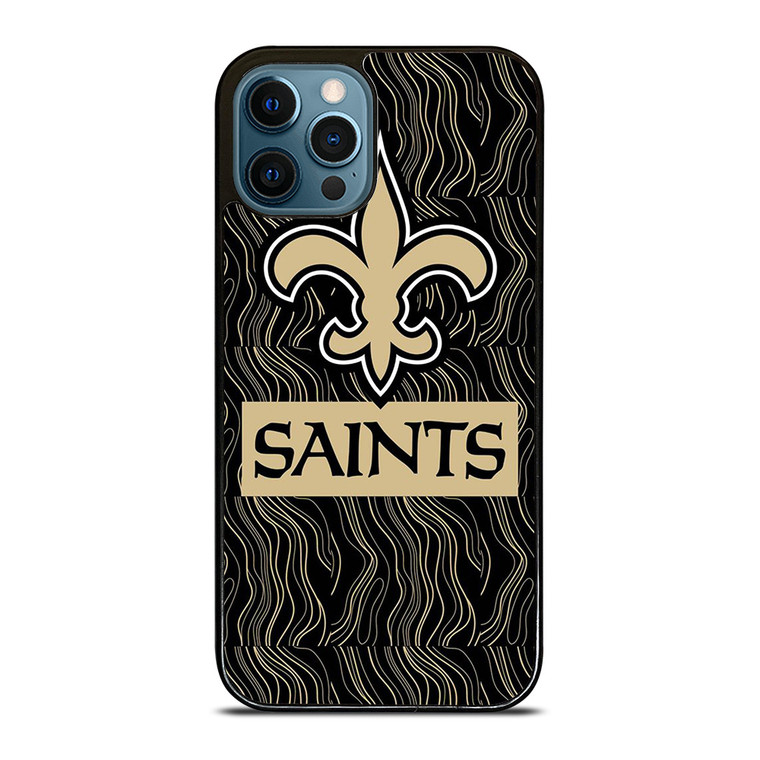 NEW ORLEANS SAINTS FOOTBALL ABSTRACT LINE iPhone 12 Pro Max Case Cover NEW ORLEANS SAINTS FOOTBALL ABSTRACT LINE iPhone 12 Pro Max Case Cover