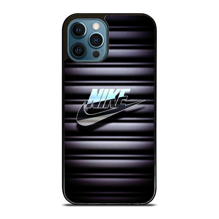 NIKE METAL GLASS LOGO iPhone 12 Pro Max Case Cover