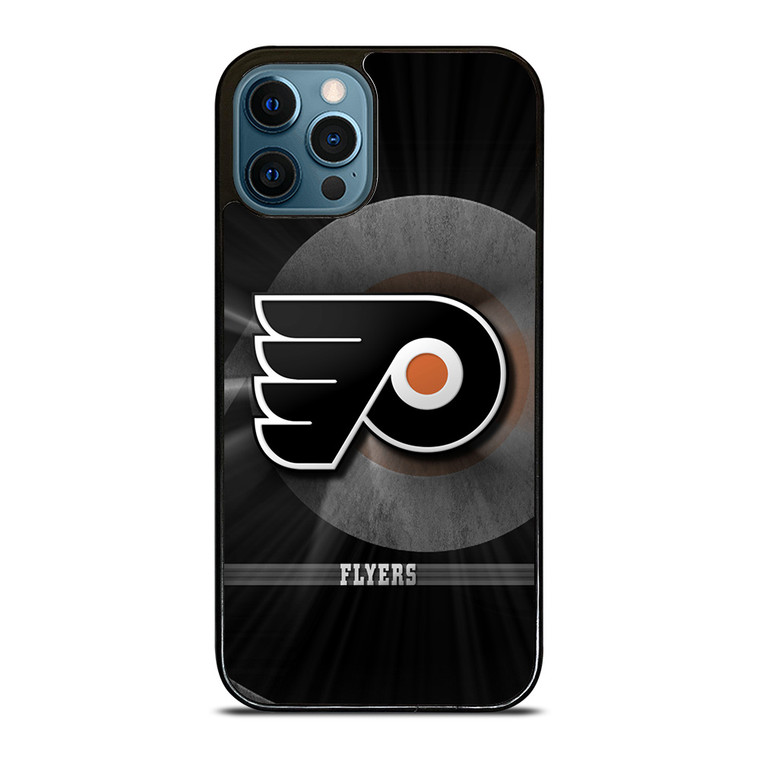 PHILADELPHIA FLYERS METAL EMBLEM iPhone 12 Pro Max Case Cover