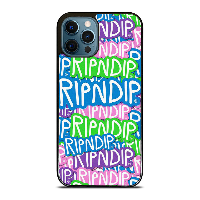 RIPNDIP LOGO COLLAGE iPhone 12 Pro Max Case Cover