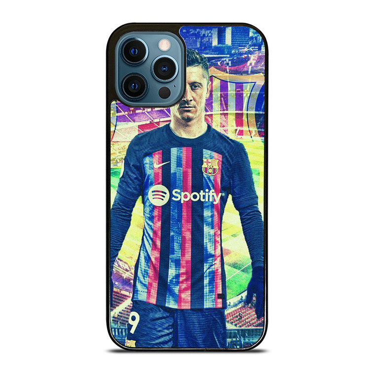 ROBERT LEWANDOWSKI FC BARCELONA iPhone 12 Pro Max Case Cover