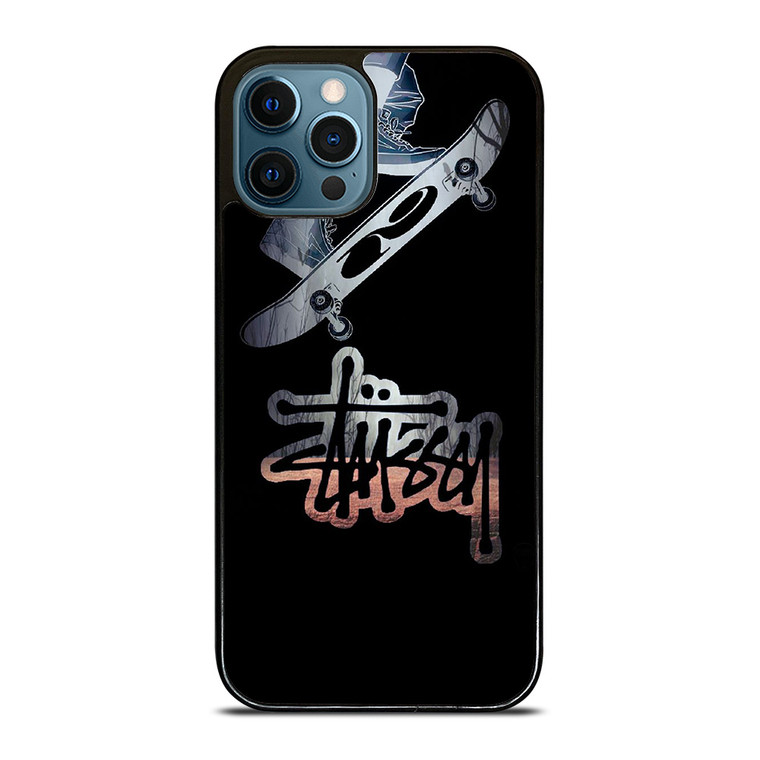 STUSSY SKATEBOARD LOGO iPhone 12 Pro Max Case Cover