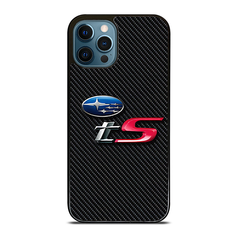 SUBARU WRX TS CARBON EMBLEM iPhone 12 Pro Max Case Cover