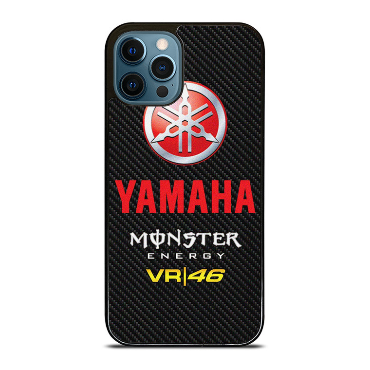 YAMAHA RACING VR46 CARBON LOGO iPhone 12 Pro Max Case Cover
