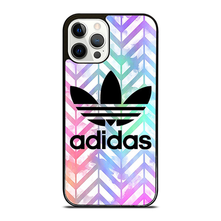 ADIDAS COLORFUL ZIG ZAG LOGO iPhone 12 Pro Case Cover ADIDAS COLORFUL ZIG ZAG LOGO iPhone 12 Pro Case Cover