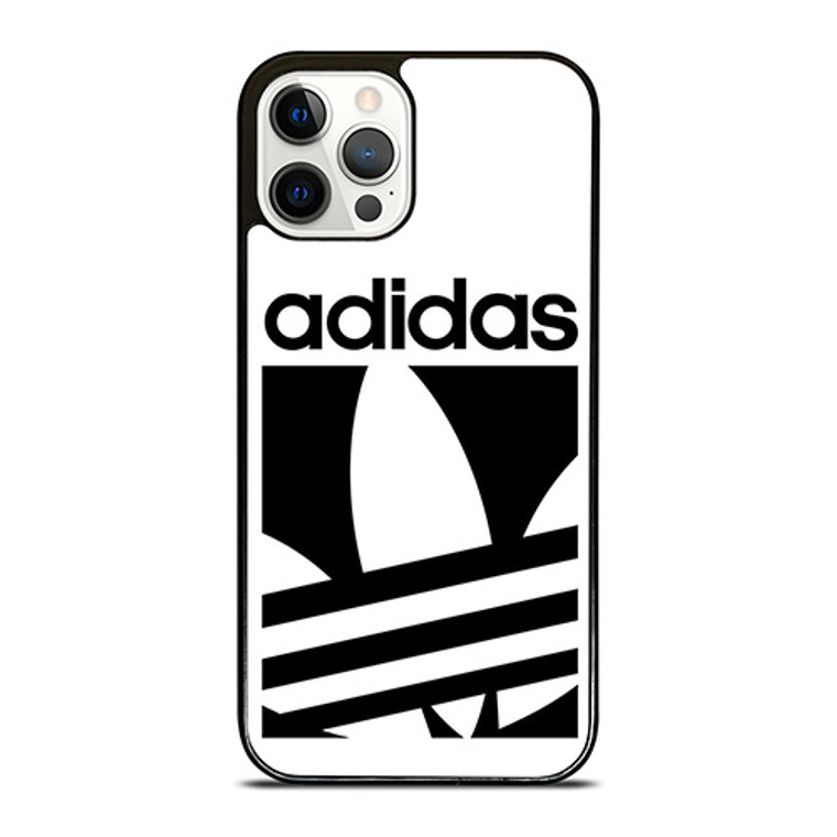 ADIDAS LOGO WHITE iPhone 12 Pro Case Cover