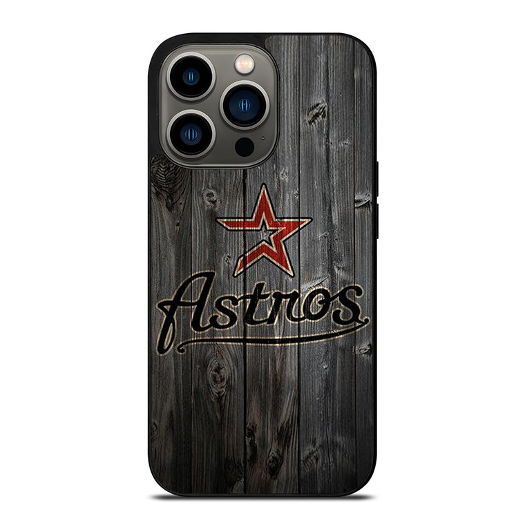 HOUSTON ASTROS SIGN WOOD iPhone 13 Pro Case Cover