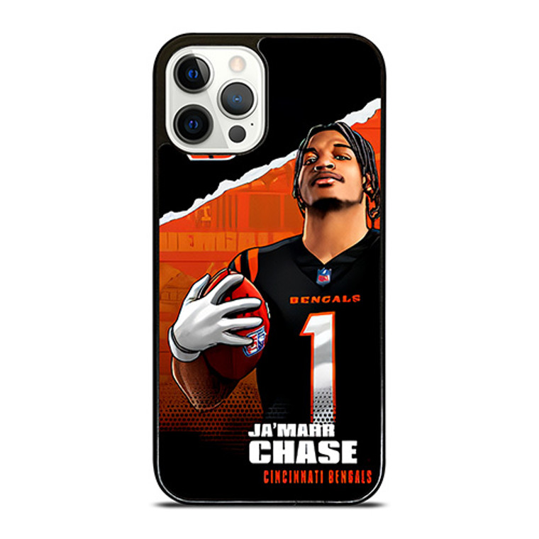 JA'MARR CHASE CINCINNATI BENGALS NFL FOOTBALL iPhone 12 Pro Case Cover