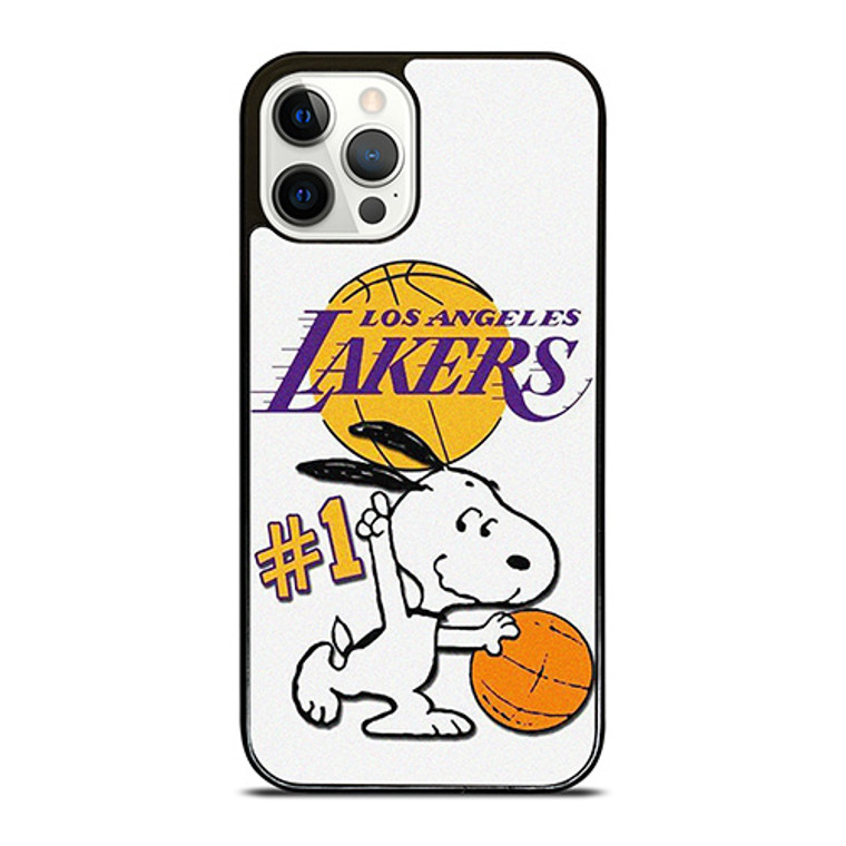 LOS ANGELES LAKERS SNOOPY BASKETBALL iPhone 12 Pro Case Cover