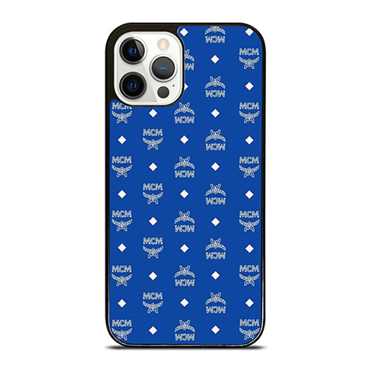 MCM WORLD WIDE BLUE iPhone 12 Pro Case Cover