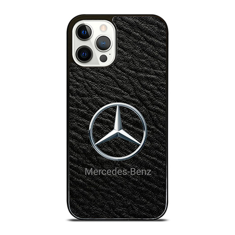 MERCEDES BENZ LEATHER EMBLEM iPhone 12 Pro Case Cover MERCEDES BENZ LEATHER EMBLEM iPhone 12 Pro Case Cover
