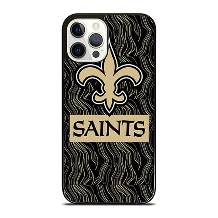 NEW ORLEANS SAINTS FOOTBALL ABSTRACT LINE iPhone 12 Pro Case Cover NEW ORLEANS SAINTS FOOTBALL ABSTRACT LINE iPhone 12 Pro Case Cover