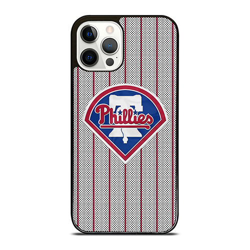PHILADELPHIA PHILLIES CARBON LOGO iPhone 12 Pro Case Cover