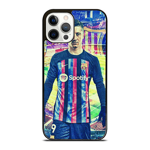 ROBERT LEWANDOWSKI FC BARCELONA iPhone 12 Pro Case Cover