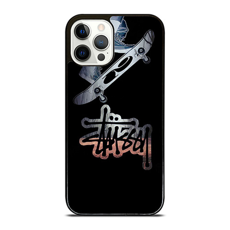 STUSSY SKATEBOARD LOGO iPhone 12 Pro Case Cover STUSSY SKATEBOARD LOGO iPhone 12 Pro Case Cover