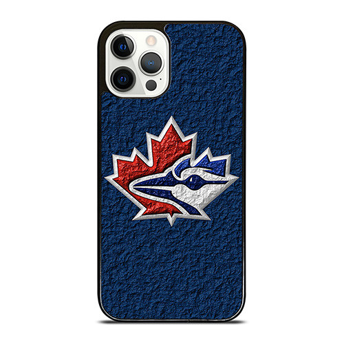 TORONTO BLUE JAYS LEATHER LOGO iPhone 12 Pro Case Cover