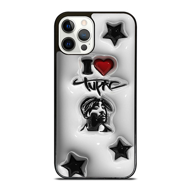 TUPAC SHAKUR RAPPER PLASTIC ART iPhone 12 Pro Case Cover