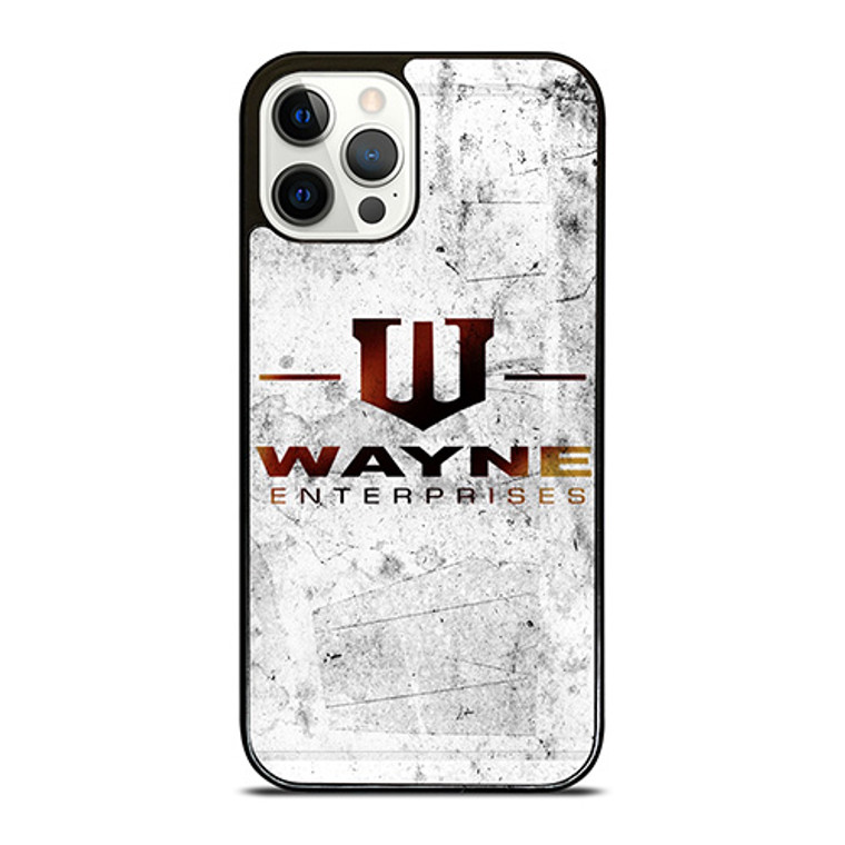 WAYNE ENTERPRISES WHITE LOGO iPhone 12 Pro Case Cover