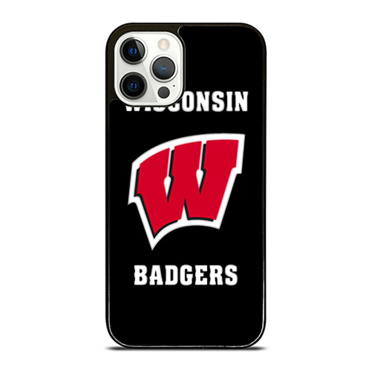 WISCONSIN BADGERS LOGO iPhone 12 Pro Case Cover