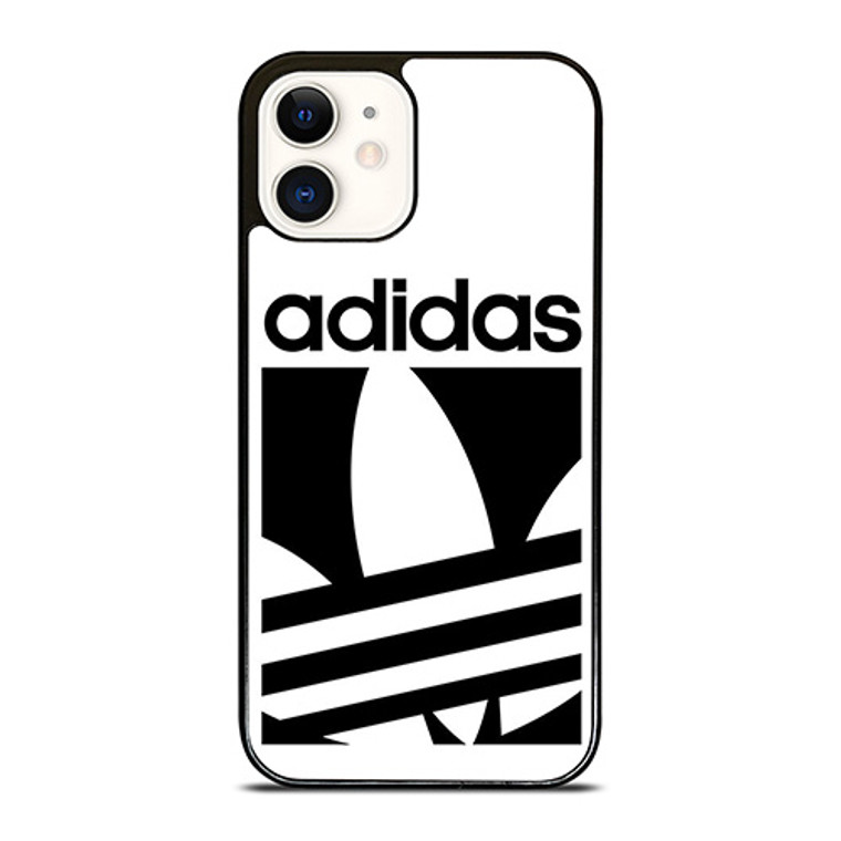 ADIDAS LOGO WHITE iPhone 12 Case Cover