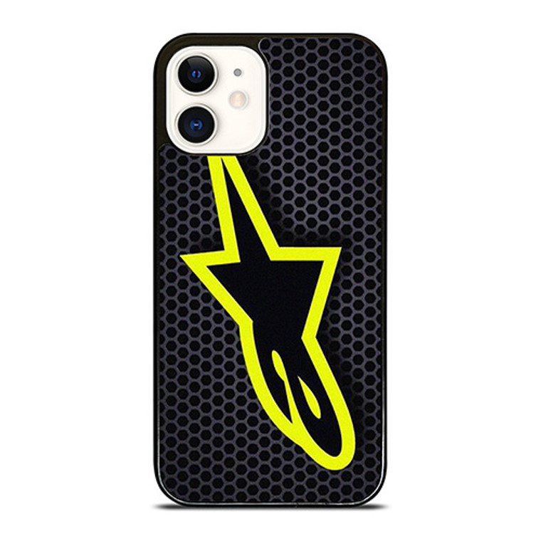 ALPINESTAR METAL CARBON EMBLEM iPhone 12 Case Cover