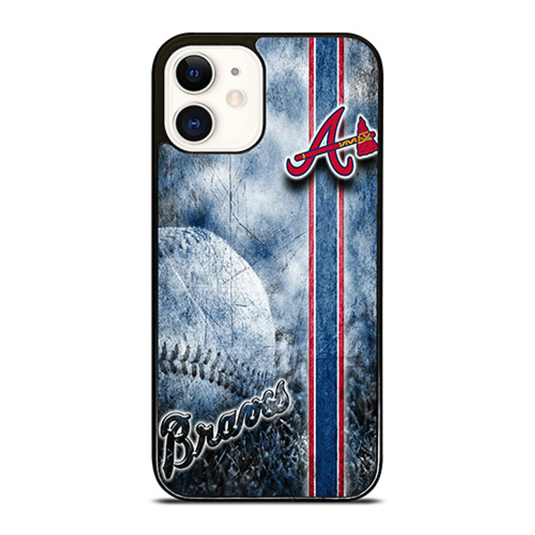 ATLANTA BRAVES BASEBALL RUSTY LOGO iPhone 12 Case Cover