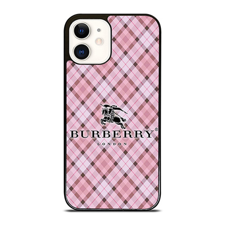 BURBERRY LONDON PINK iPhone 12 Case Cover