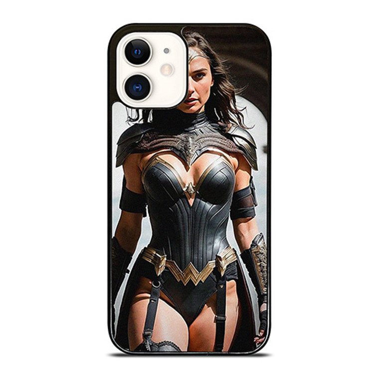 GAL GADOT WONDER WOMAN BLACK iPhone 12 Case Cover GAL GADOT WONDER WOMAN BLACK iPhone 12 Case Cover