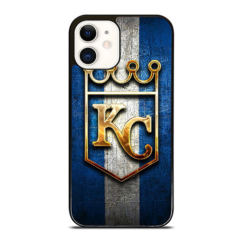 KANSAS CITY ROYALS GOLD EMBLEM iPhone 12 Case Cover