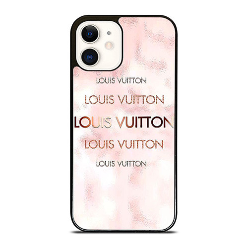LOUIS VUITTON BLURRY PINK iPhone 12 Case Cover