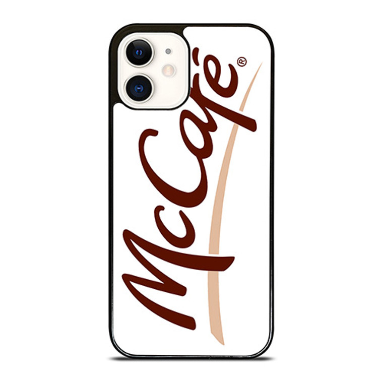MCDONALD MCCAFE LOGO WHITE iPhone 12 Case Cover