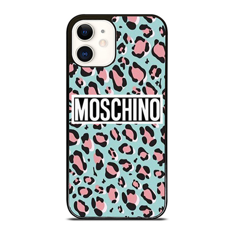 MOSCHINO LEOPARD SKIN iPhone 12 Case Cover MOSCHINO LEOPARD SKIN iPhone 12 Case Cover