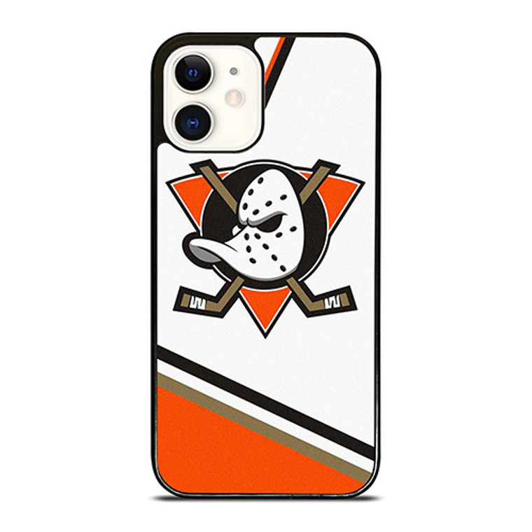 NHL ANAHEIM DUCKS ICE HOCKEY iPhone 12 Case Cover NHL ANAHEIM DUCKS ICE HOCKEY iPhone 12 Case Cover