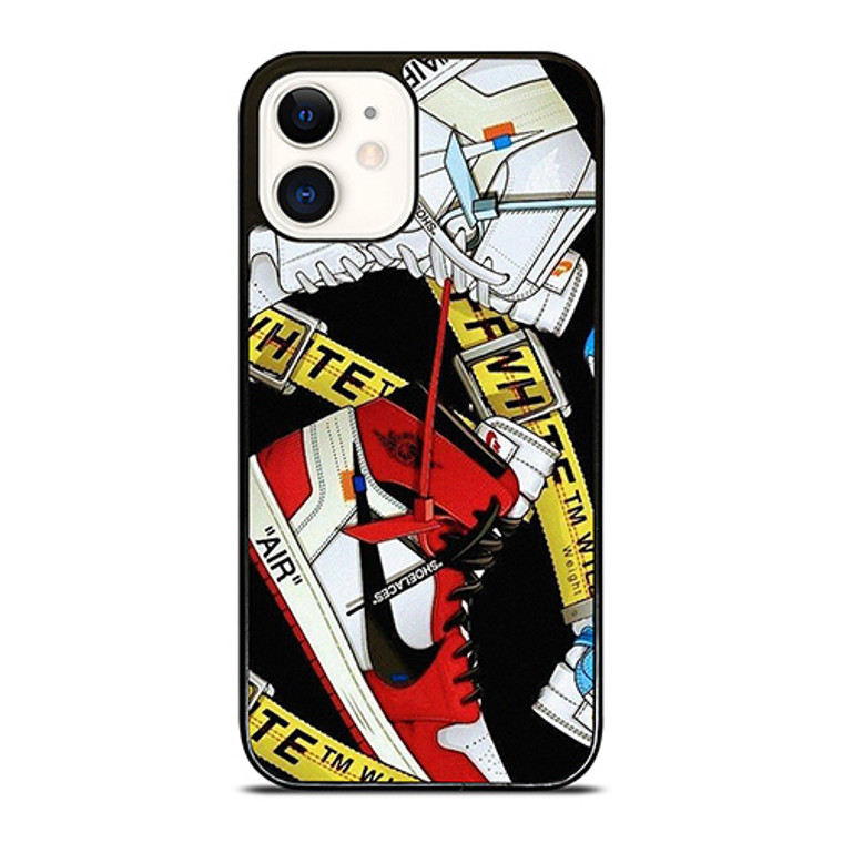 NIKE AIR JORDAN OFF WHITE COLLECTION iPhone 12 Case Cover NIKE AIR JORDAN OFF WHITE COLLECTION iPhone 12 Case Cover