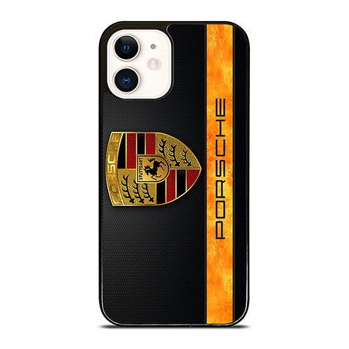 PORSCHE CARBON LIST LOGO iPhone 12 Case Cover