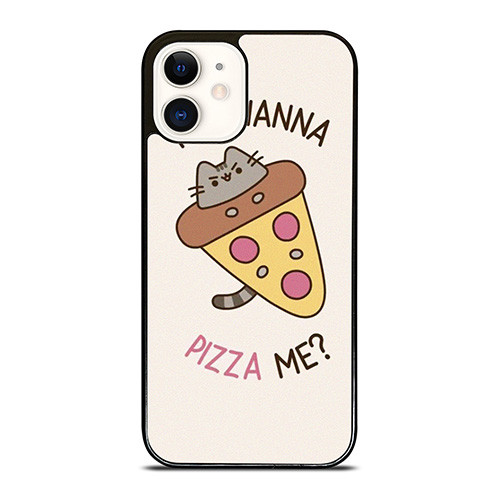 PUSHEEN THE CAT PIZZA iPhone 12 Case Cover