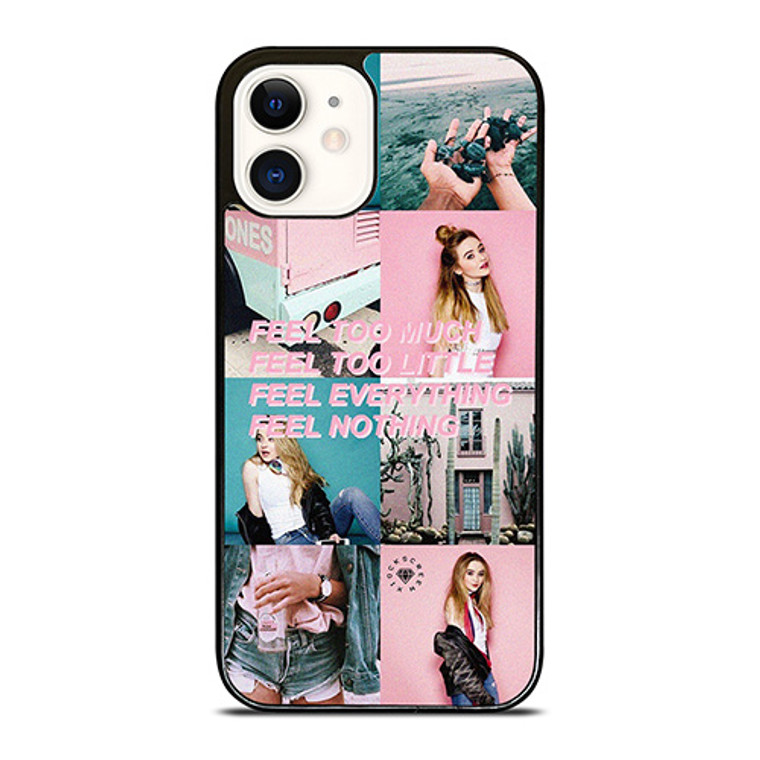 SABRINA CARPENTER FEEL COLLAGE iPhone 12 Case Cover