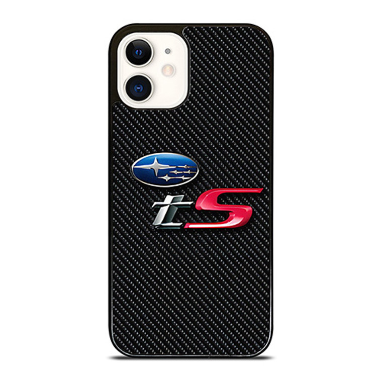 SUBARU WRX TS CARBON EMBLEM iPhone 12 Case Cover