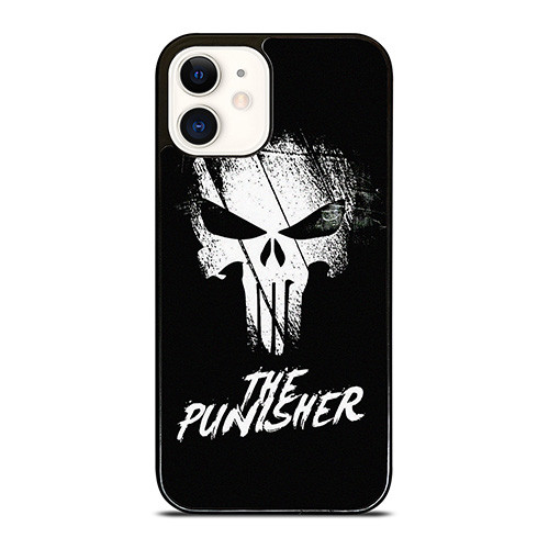 THE PUNISHER BRUSHED LOGO iPhone 12 Case Cover