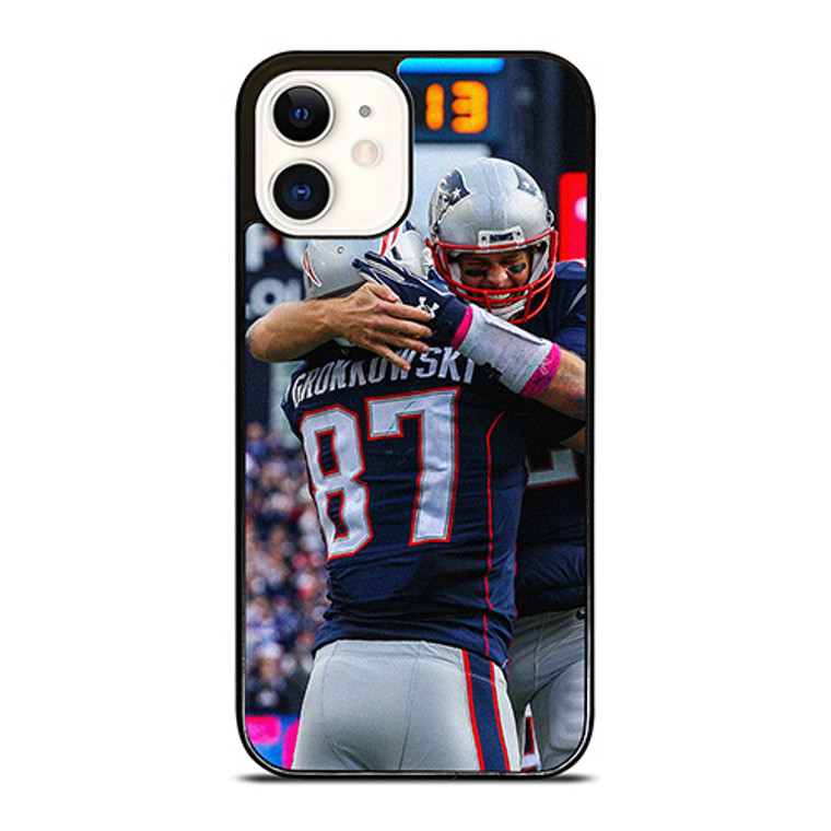 TOM BRADY X ROB GRONKOWSKI NEW ENGLAND PATRIOT iPhone 12 Case Cover