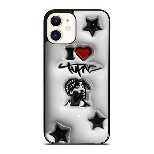 TUPAC SHAKUR RAPPER PLASTIC ART iPhone 12 Case Cover