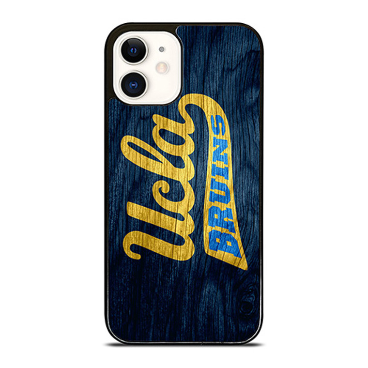 UCLA BRUINS WOOD LOGO iPhone 12 Case Cover